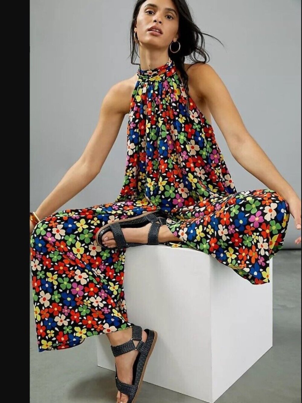 Traffic People Tessanne Floral Wide-Leg Jumpsuit | NWT | Size M